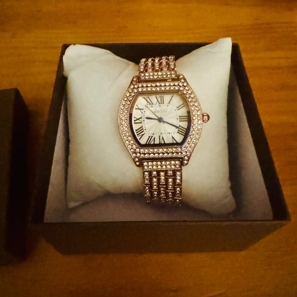 NWOT - Jurgens Rose Gold Watch